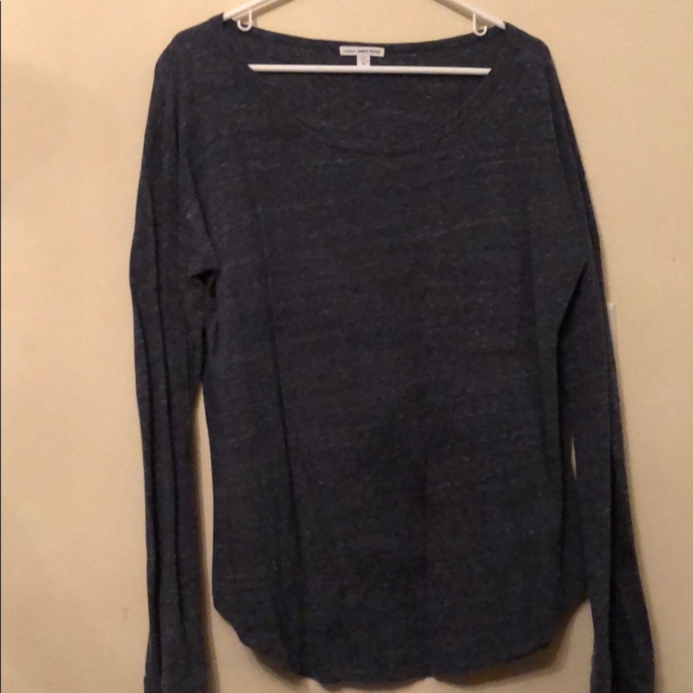 navy long sleeve tee